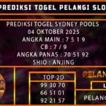 PREDIKSI SYDNEY POOLS 04/OKTOBER/2025