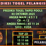 PREDIKSI TAIPEI POOLS 03/OKTOBER/2025