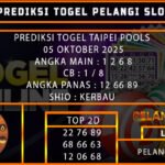 PREDIKSI TAIPEI POOLS 05/OKTOBER/2025