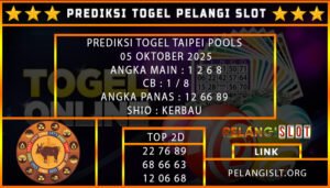 PREDIKSI TAIPEI POOLS 05/OKTOBER/2025