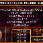 PREDIKSI TELKOMSEL POOLS 04/OKTOBER/2025