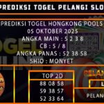 PREDIKSI HONGKONG POOLS 05/OKTOBER/2025