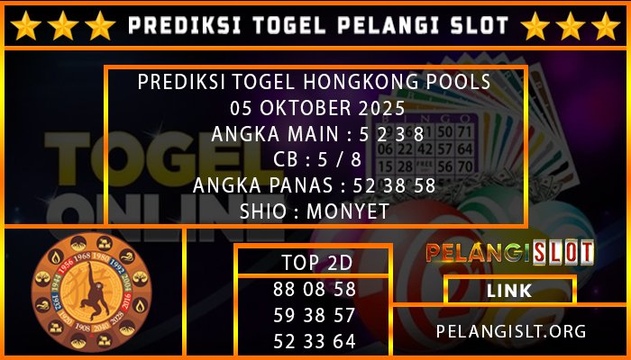 PREDIKSI HONGKONG POOLS 05/OKTOBER/2025